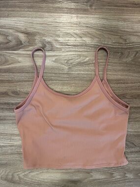 Athleta Light Pink Crop Tank